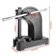 thumbnail image 4 of Arbor Press, 1 Ton Desktop Manual Press, Maximum Height 5.5 Inch Cast Iron Heavy-duty Press for Stamping, Black, 4 of 6