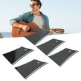 thumbnail image 4 of Electric Guitar Truss Rod Plate, Truss Rod Cover Plate Strong Long Life Span Plastic 5Pcs Trapezoid  For Replacement, 4 of 8