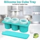 thumbnail image 5 of 3 Sizes Silicone Ice Cube Tray for Tumbler Cups, Hollow Cylinder Ice Mold with Lid & Bin for Ice Drink Juice Whiskey Cocktail Qhzl A-G, 5 of 5