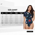 thumbnail image 2 of Rateoe Space Cartoon Printed Women Rash Guard Short Sleeve,Tummy control Swimsuit Surfing Swimsuit Bathing Suit Short-sleeved Onesie UPF 50+, 2 of 6