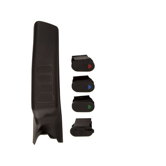Rugged Ridge by RealTruck Switch Pod for Wrangler JK/JKU | A-Pillar, 3 Switch, USB, Right | 17235.95 | Compatible with 2007-2010 Jeep Wrangler JK/JKU