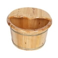 thumbnail image 4 of Bañera para Pies de Madera Maciza, Cubo para Lavar Pies, SPA para Pies en Casa, Barril para Baño de Pies, Lavabo Portátil para Pies para Remojar Sauna Estilo D, 4 of 9