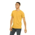thumbnail image 3 of BELLA + CANVAS CVC Jersey Tee for Men, Eco-friendly Cotton/Poly Blank Shirt, Single Pack, Heather Yellow Gold, 4XL, 3 of 4