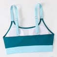 thumbnail image 4 of UTSJKR Womens High Waisted Bikini Sets Sporty 2 Piece Swimsuits Color Block Full Coverage Modest Tummy Control Bathing Suits Light Blue M, 4 of 7