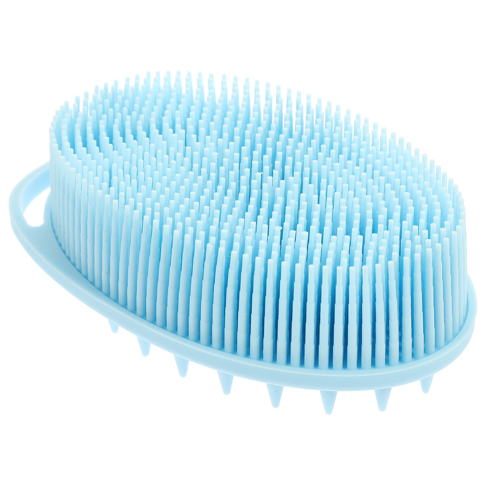 Silicone Bathing Brush Sensory Brush Baby Bath Scrubber Portable