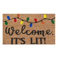 thumbnail image 3 of AMERTEER 1PCS Christmas Decoration Doormat Farmhouse Happy Doormat Christmas Doormat Slip Indoor 1PC Floor Mat Entrance Rug Holiday Mat Christmas Non Slip Visual 1PC Christmas Doorm, 3 of 4
