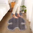 thumbnail image 6 of Lilixerw Small Bear Shaggy Rug,Soft Faux Sheepskin Fur Rug Cute Plush Carpet for Bedroom Room Living Room Floor Home Decor, 6 of 6
