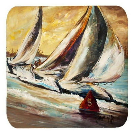 

Boat Race Sailboats Foam Coasters Set Of 4