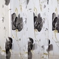 thumbnail image 2 of Window Curtains Sheer, Black Floral Curtains, 39X51 In, Light Filtering, Living Room Drapes, Sheer Curtain Panels, 1 Pc, 2 of 8