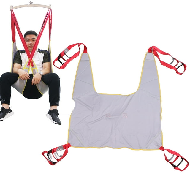 Eslinga De Elevación, Capacidad De Carga De 230 Kg/507,1 Lb Eslinga De Elevación De Paciente De Nailon Máxima Diseño Sin Cadena Para Pacientes