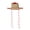 Multicolour, variant on Women's Plaid Sun Bucket Hat, Retro Japanese Style, Foldable Wide Brim Beach Hat, Fashion Versatile Cap for Vacation, Travel, Outdoor Activities Multicolour One Size