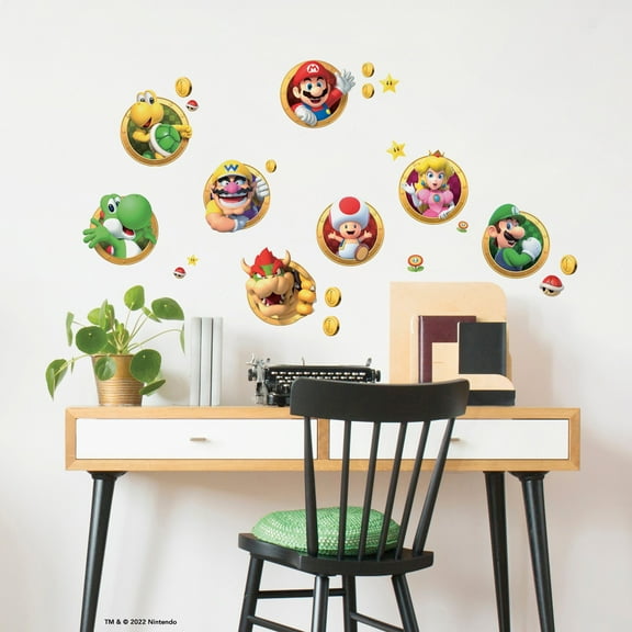 Super Mario Character Peel & Stick Wall Decals