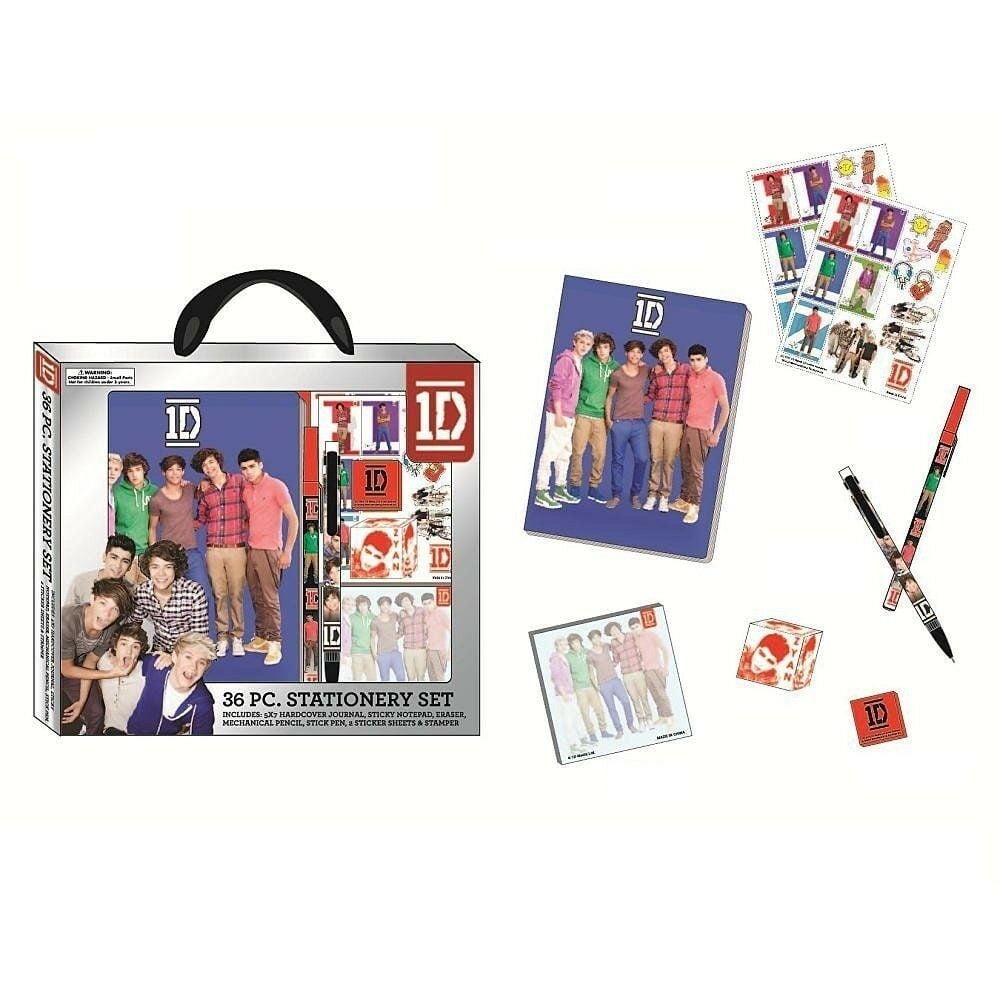 One Direction Official Collectible Stationary Set New Pencil Case School 1D 