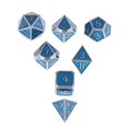 thumbnail image 2 of Juego Polihédricos 7pcs / Set Multi-sided D8 D10 D20 Para \u0026 D\u0026D Juego De Roles Juego Cromo azul real Baoblaze Dados poliédricos, 2 of 8