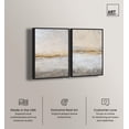 thumbnail image 2 of Cracked Earth Serenity Canvas Print Abstract Wall Decor Set by Art Remedy, Black Frame, 20 x 30, 2 of 6