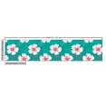 thumbnail image 3 of Ambesonne Floral Fabric by the Yard Upholstery, Simple Garden Flower Motifs, 5 Yards, Pale Pink Turquoise, 3 of 5