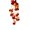 Red, variant on CaiTeLin Yellow Tuberose Flower Light, 4.9ft 10 LED Battery Operated, Hanging Wicker Basket Lamp Constant Home Party Indoor Mantel Decor Gift Idea Accent Piece Decor Accessory