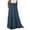 #004-Blue, variant on Xyxonk Womens Casual Elastic Long Maxi Skirts Bohemian Print High Waist Tie Skirts Spring Summer Pleated Beach Dress with Pockets Yellow 2XL