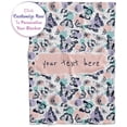 thumbnail image 5 of Personalized Butterfly Blanket | Custom Blanket | Girl Stuff | Soft Customized Throw Blankets for Girls | Monogrammed Name Blanket | Plush Gifts for Kids | 30x40 Fleece, 5 of 6