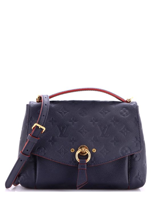 Pre-Owned Blanche Handbag Monogram Empreinte Leather BB By Rebag
