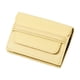 thumbnail image 1 of Estuche para tarjetas delgado con múltiples ranuras para tarjetas, compartimentos para billetes, forro con bloqueo RFID, diseño compacto para mujer, acabado en cuero negro, ideal para uso diario., 1 of 5