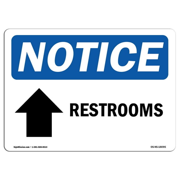 SignMission OS-NS-A-1218-V-11346 12 x 18 in. OSHA Notice Sign - Do Not Put Hose Bibs