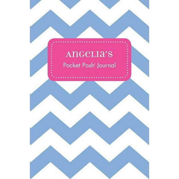 Angelia's Pocket Posh Journal, Chevron (Paperback)