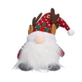 thumbnail image 2 of Gnomo navideño rojo que trae felicidad, agrega moda, trae buena suerte, muñeca luminosa enana, 2 of 14