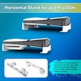 thumbnail image 2 of Horizontal Stand with Anti-Slip Cooling Base for PS5 Pro, Space-Saving Dual Mode Base for PS5 Slim & Pro Console Disc & Digital Edition, Stabilized Stand Exclusive for Gaming Room Setup, White, 2 of 7