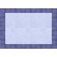 thumbnail image 1 of Ahgly Company Machine Washable Indoor Rectangle Transitional Heavenly Blue Area Rugs, 8' x 10', 1 of 7