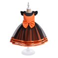 thumbnail image 1 of Niños Disfraz De Halloween Cosplay Piano Rendimiento Vestido Niñas Princesa Vestidos Malla Arco Tuffy, 1 of 4