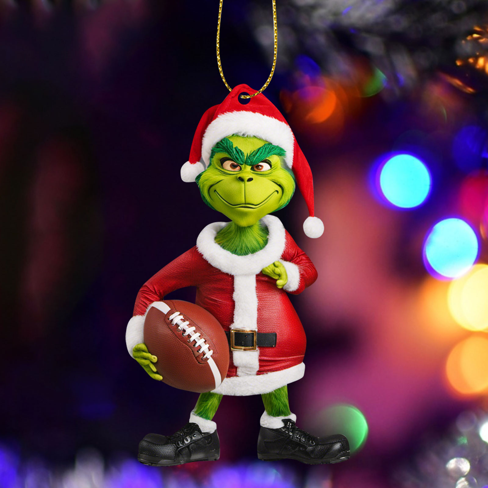 2024 Christmas Tree Decorations Acrylic Cute Gr1nch Funny Green Doll