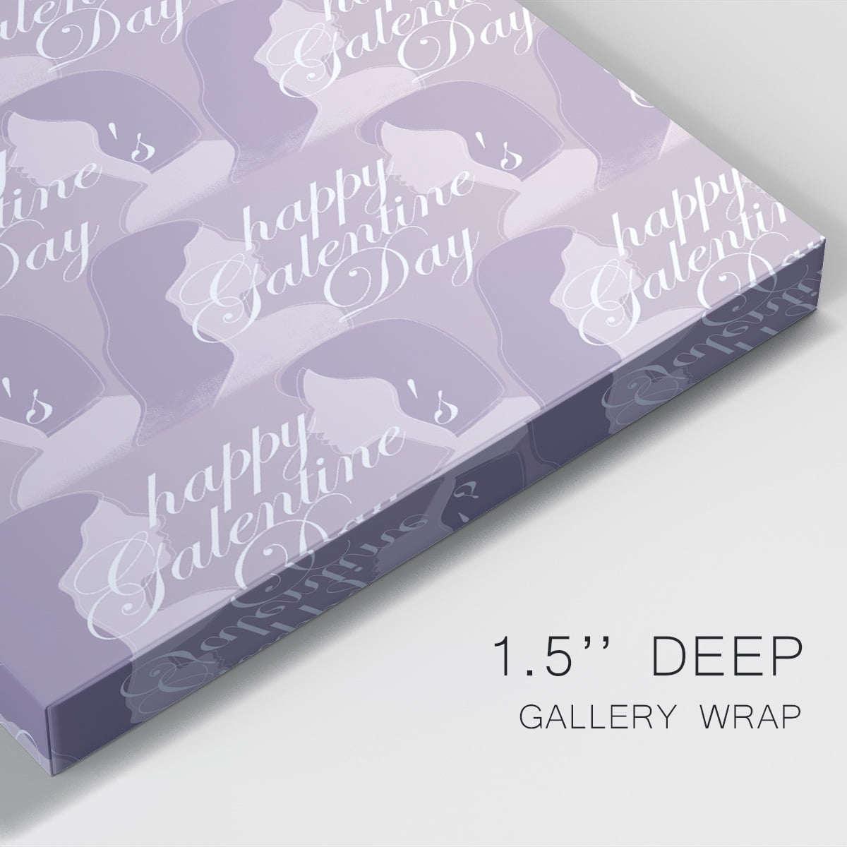 Happy Galentine's Day Collection E Premium Gallery Wrapped Canvas - Ready to Hang