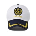 thumbnail image 3 of Gorras de béisbol Apooke, gorra de marinero, gorra de capitán blanco, gorra de infantería de marina, gorras militares para mujeres, hombres y niños, accesorios elegantes para sombreros., 3 of 8