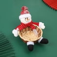 thumbnail image 4 of TIELUTT 1PC Christmas Candy Storage Santa Snowman Candy Bowl Candy Christmas Decoration Snacks Holiday Table Postal Ornament Jasmine Ornament Ornament Bulbs and Ornament Ornament Set with Topper, 4 of 8