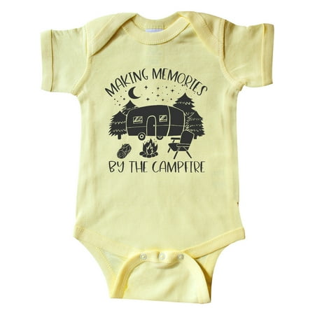 

Inktastic Making Memories By The Campfire Gift Baby Boy or Baby Girl Bodysuit