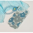 thumbnail image 4 of Compatible with iPhone 14 Pro Max Case, Cute Sun Flowers Pattern Soft TPU Shockproof Camera Protector Clear Case with Lovely Flower Strap Bracelet Chain Girls Women Case for iPhone 14 Pro Max 6.7", 4 of 6