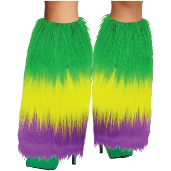 mardi gras leg warmers shein