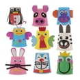 thumbnail image 2 of 10pcs Set de Taza de Papel de Simple Colores Sólidos de Cumpleaños Vajilla Catering, 2 of 9