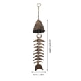 thumbnail image 2 of unbranded  Fish Bone Wind Chime Hanging Ornament Large Nut Wrench Modification Replacement Clutch Tool Coffee, 2 of 8