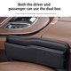 thumbnail image 4 of Organizador de asiento de coche de cuero con agujero para cargar el teléfono • Caja de almacenamiento para los huecos entre asientos • Previene la pérdida de objetos • Marrón, 4 of 7