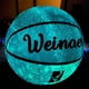 thumbnail image 2 of Balón de baloncesto higroscópico fluorescente con luz nocturna, iluminación de balón de calle, regalo de cumpleaños, baloncesto juvenil, Tamaño 7 # Fivean unisex, 2 of 2