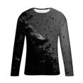 thumbnail image 4 of Xzbqbs Mens Long Sleeve Shirts Casual Gradient Color Loose Pullover Graphic Tee Shirts Fall Fashion Athletic Sweatshirts for Men, 4 of 5