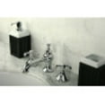 thumbnail image 3 of Kingston Brass KB962FL Widespread Bathroom Faucet, Polished Brass, 3 of 4