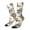 White, variant on Flying Butterflies-1 Crew Socks for Men & Women, Breathable Casual Athletic Ankle Socks