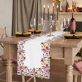 thumbnail image 2 of Table Runners 70 Inches Long Dress Scarves, Purple Lavender Farmhouse Coffee/Dining/Kitchen Table Decor, Holiday Table Runner, Watercolor Floral Daisy Botanical Spring 13x70 Inch, 2 of 9