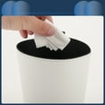 thumbnail image 5 of Unique Bargains Car Trash Can Hanging Front Rear Seats Faux Leather Trash Bin White 1 Pcs, 5 of 6