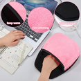 thumbnail image 2 of 2 Pieces Heated Mouse Pad Hand Warmer USB Heated Mousepad Plush Heated Mouse Pad Removable Hand Warming Mouse Pad for Men, 2 of 5