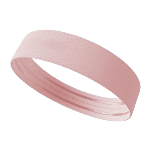 Almencla Running Headband Accessories Gift Non Slip Sweatband for Soccer Gym Exercise Pink