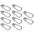 thumbnail image 1 of OTVIAP Hanging Buckle Snap,10Pcs Snap Hook Stainless Steel Safety Rope Spring Carabiner Hanging Buckle Accessories,Snap Hook, 1 of 8